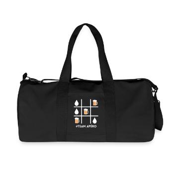 team apéro, bière, fan de bière - Sac de sport en toile recyclée Stanley/Stella - noir - Devant