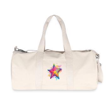 Seestern - Recycelte Canvas-Sporttasche von Stanley/Stella - Naturweiß - Vorne