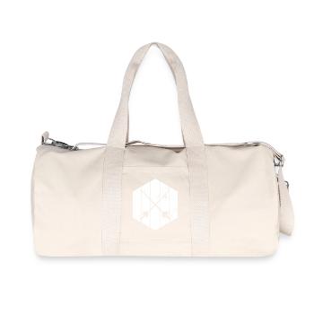 Fechter Schwerter Skizze - Recycelte Canvas-Sporttasche von Stanley/Stella - Naturweiß - Vorne