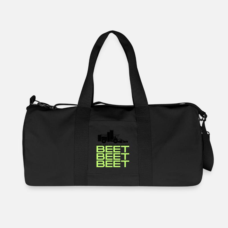Rübenroder Tshirt - Recycelte Canvas-Sporttasche von Stanley/Stella - Schwarz