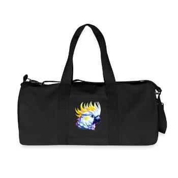 Parrot Cockatoo - Recycled Canvas Sports Bag by Stanley/Stella - black - Front