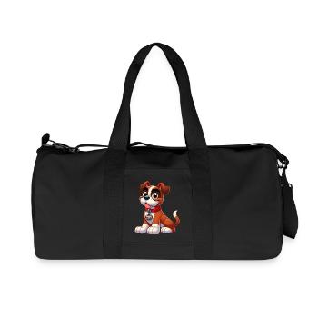Boxer 2 - Recycled Canvas Sports Bag by Stanley/Stella - black - Front