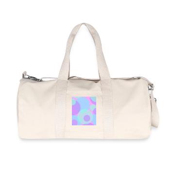 Points in pastel - Recycled Canvas Sports Bag by Stanley/Stella - natural - Front