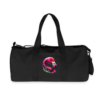 Flamingo - Recycled Canvas Sports Bag by Stanley/Stella - black - Front
