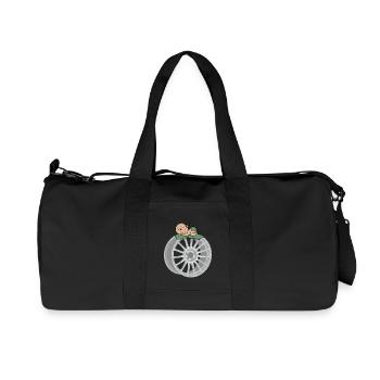 Bébé - Sac de sport en toile recyclée Stanley/Stella - noir - Devant