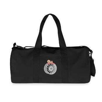 Baby - Recycelte Canvas-Sporttasche von Stanley/Stella - Schwarz - Vorne