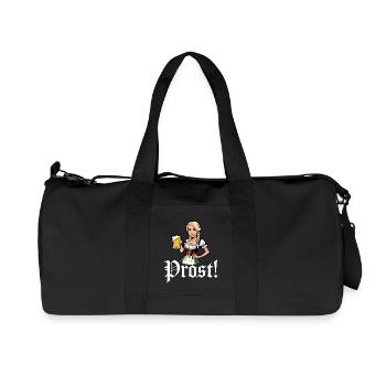 Prost - Sac de sport en toile recyclée Stanley/Stella - noir - Devant