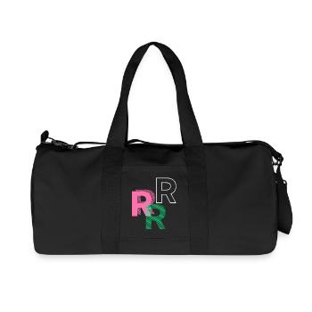 Letter R - Recycled Canvas Sports Bag by Stanley/Stella - black - Front
