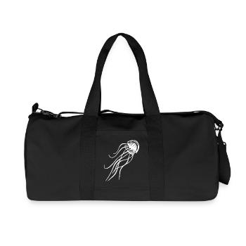 Jellyfish – Ocean & Beach Underwater World - Recycled Canvas Sports Bag by Stanley/Stella - black - Front
