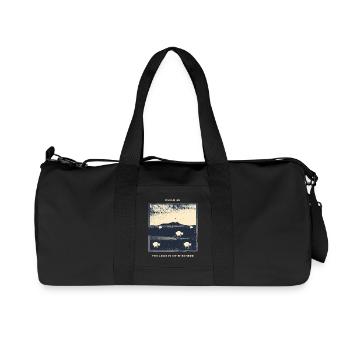 Psalm 23 The Lord Is My Shepherd Sheep - Recycled Canvas Sports Bag by Stanley/Stella - black - Front