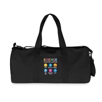Science arouses curiosity - Recycled Canvas Sports Bag by Stanley/Stella - black - Front