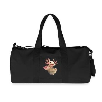 Nouilles ramen aux axolotls - Sac de sport en toile recyclée Stanley/Stella - noir - Devant