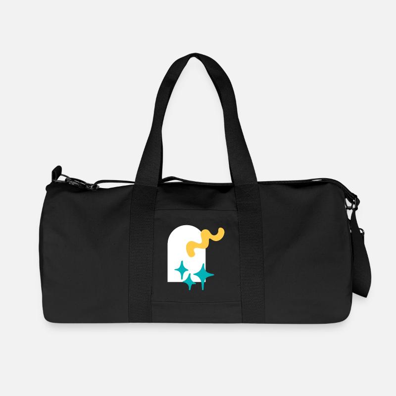 Sparkling Shapes Explosion - Recycled Canvas Sports Bag by Stanley/Stella - black