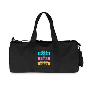 Entrepreneur bourreau de travail - Sac de sport en toile recyclée Stanley/Stella - noir - Devant