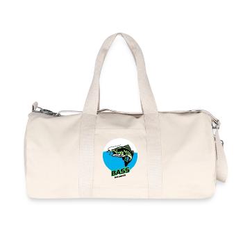 Bass Assissin - Recycelte Canvas-Sporttasche von Stanley/Stella - Naturweiß - Vorne