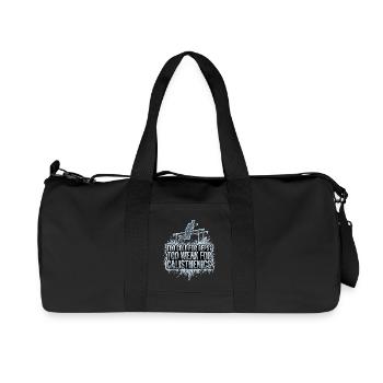 Calisthénie Glace - Sac de sport en toile recyclée Stanley/Stella - noir - Devant