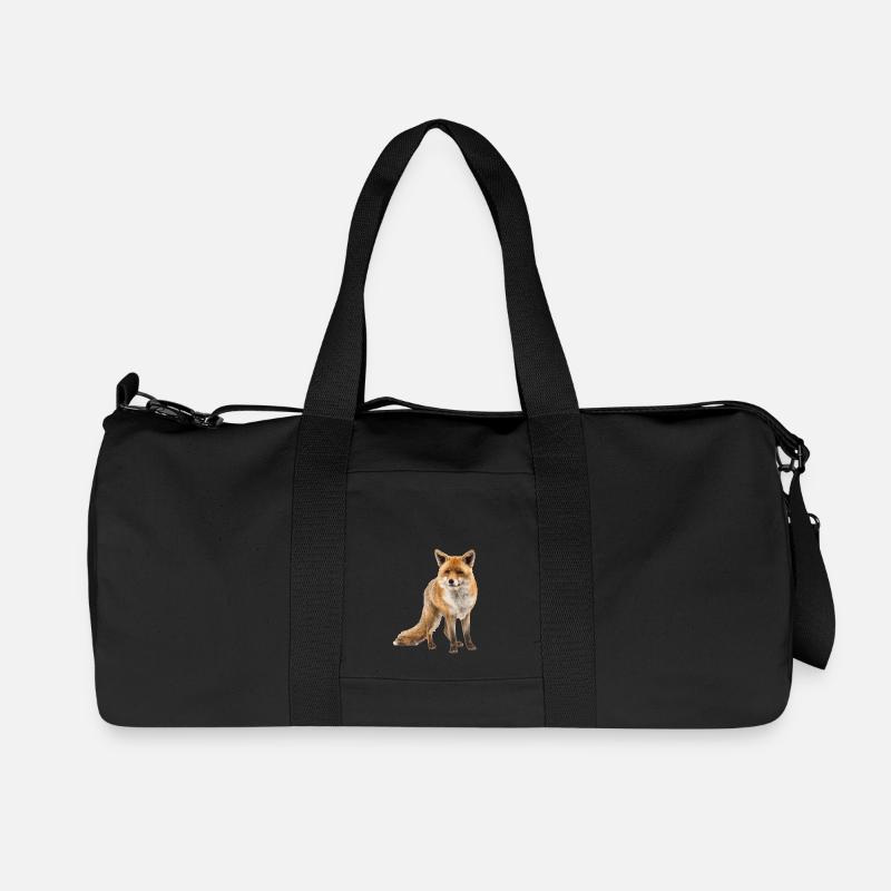Fuchs - Recycelte Canvas-Sporttasche von Stanley/Stella - Schwarz