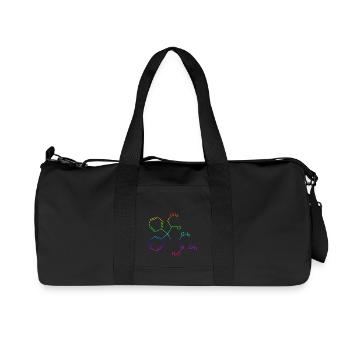 Methadone structural formula - Recycled Canvas Sports Bag by Stanley/Stella - black - Front
