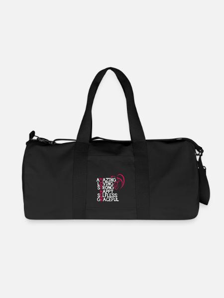 Mother's Day - Recycled Canvas Sports Bag by Stanley/Stella - black