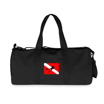 Diving flag - Recycled Canvas Sports Bag by Stanley/Stella - black - Front