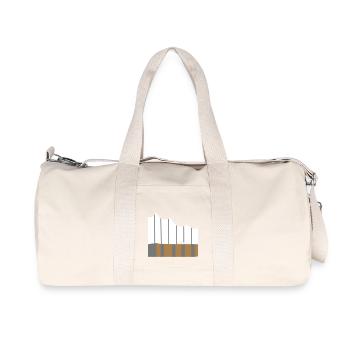 Elbphilharmonie Hamburg - Recycled Canvas Sports Bag by Stanley/Stella - natural - Front