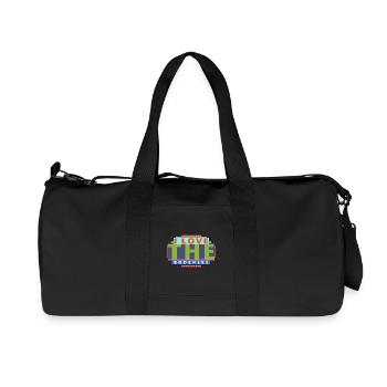 I Love The Bodensee - Recycelte Canvas-Sporttasche von Stanley/Stella - Schwarz - Vorne