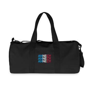 ANNECY Frankreich France Flag - Recycled Canvas Sports Bag by Stanley/Stella - black - Front