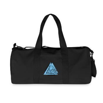 AD Triangle Black - Recycled Canvas Sports Bag by Stanley/Stella - black - Front