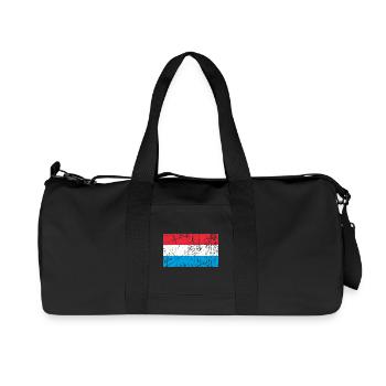 Luxembourg Luxemburg Luxembourg Fahne flag - Recycled Canvas Sports Bag by Stanley/Stella - black - Front