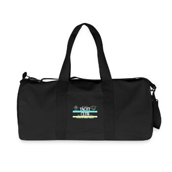 Yacht Club Vintage Collage - Recycled Canvas Sports Bag by Stanley/Stella - black - Front