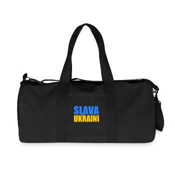 Slava ukraini - Recycled Canvas Sports Bag by Stanley/Stella - black - Front