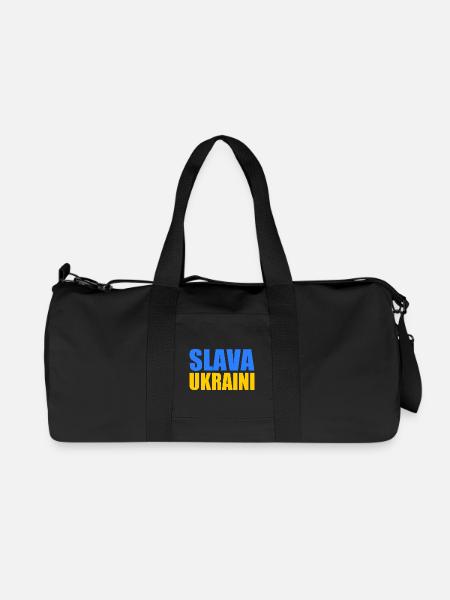 Slava ukraini - Sac de sport en toile recyclée Stanley/Stella - noir