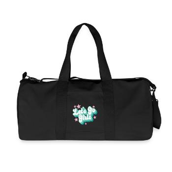 Let's Go Girls Hen Night Braut Junggesellenabschied - Recycelte Canvas-Sporttasche von Stanley/Stella - Schwarz - Vorne