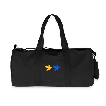 Ukraine - Recycled Canvas Sports Bag by Stanley/Stella - black - Front