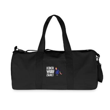 Boule Spruch Kugeln für Bouler Boccia Spiel - Recycelte Canvas-Sporttasche von Stanley/Stella - Schwarz - Vorne