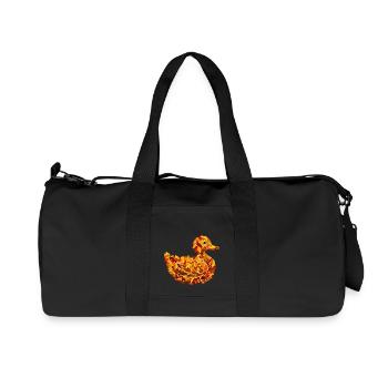Autumn Duck - Recycled Canvas Sports Bag by Stanley/Stella - black - Front