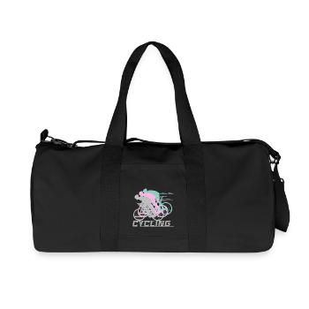 Cycling - Recycelte Canvas-Sporttasche von Stanley/Stella - Schwarz - Vorne
