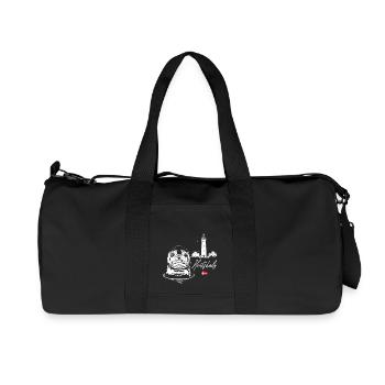 Seal Denmark Shepherd Neck Animals Holiday Wilsigns - Recycled Canvas Sports Bag by Stanley/Stella - black - Front