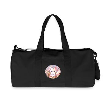 Cercle Kawaï - Sac de sport en toile recyclée Stanley/Stella - noir - Devant