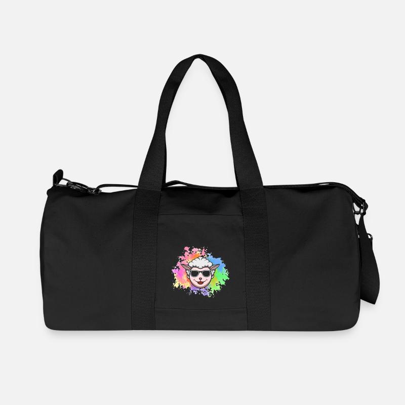 Schäfer Schaf - Recycelte Canvas-Sporttasche von Stanley/Stella - Schwarz