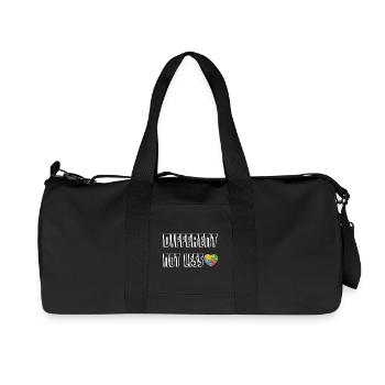 Be Different Heart Puzzle - Sac de sport en toile recyclée Stanley/Stella - noir - Devant