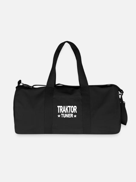 Traktor - Recycelte Canvas-Sporttasche von Stanley/Stella - Schwarz