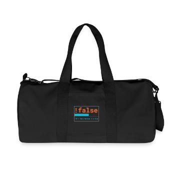 Programmer Logic: It's funny because it's true - Recycled Canvas Sports Bag by Stanley/Stella - black - Front