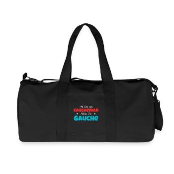Humour Politique : Cauchemar Gauche Rétro - Sac de sport en toile recyclée Stanley/Stella - noir - Devant