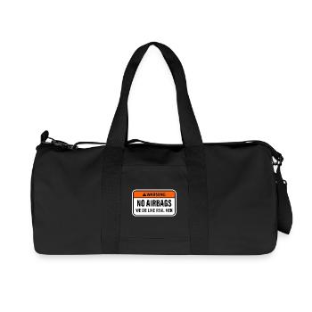 Dirt Bike Dirtfather Funny Biker Motocross-Moter - Recycelte Canvas-Sporttasche von Stanley/Stella - Schwarz - Vorne