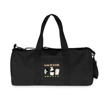 gang of sushis - Sac de sport en toile recyclée Stanley/Stella - noir - Devant