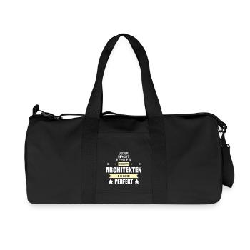 Architekt - Recycelte Canvas-Sporttasche von Stanley/Stella - Schwarz - Vorne