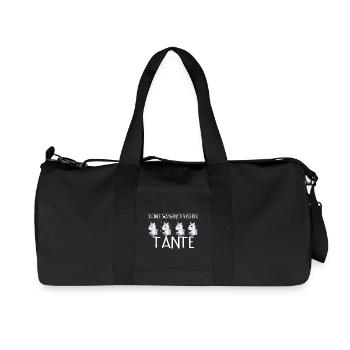 TANTE - Toll - Recycelte Canvas-Sporttasche von Stanley/Stella - Schwarz - Vorne