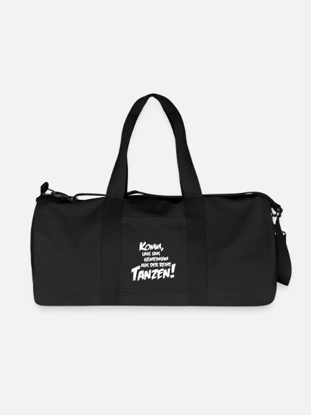 lass uns tanzen - Recycelte Canvas-Sporttasche von Stanley/Stella - Schwarz