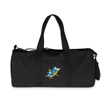 Ant in a deck chair - Recycled Canvas Sports Bag by Stanley/Stella - black - Front